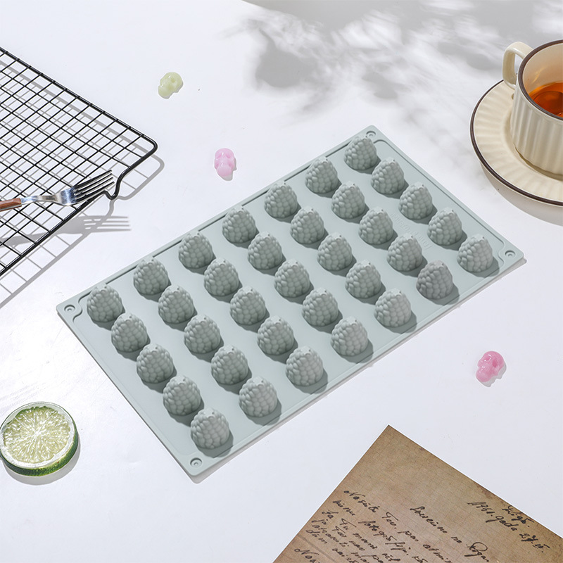 Набор из 35 силиконовых форм для шоколадного мусса серии Pine Cone, пищевой класс, легко извлекается и чистится, форма для выпечки