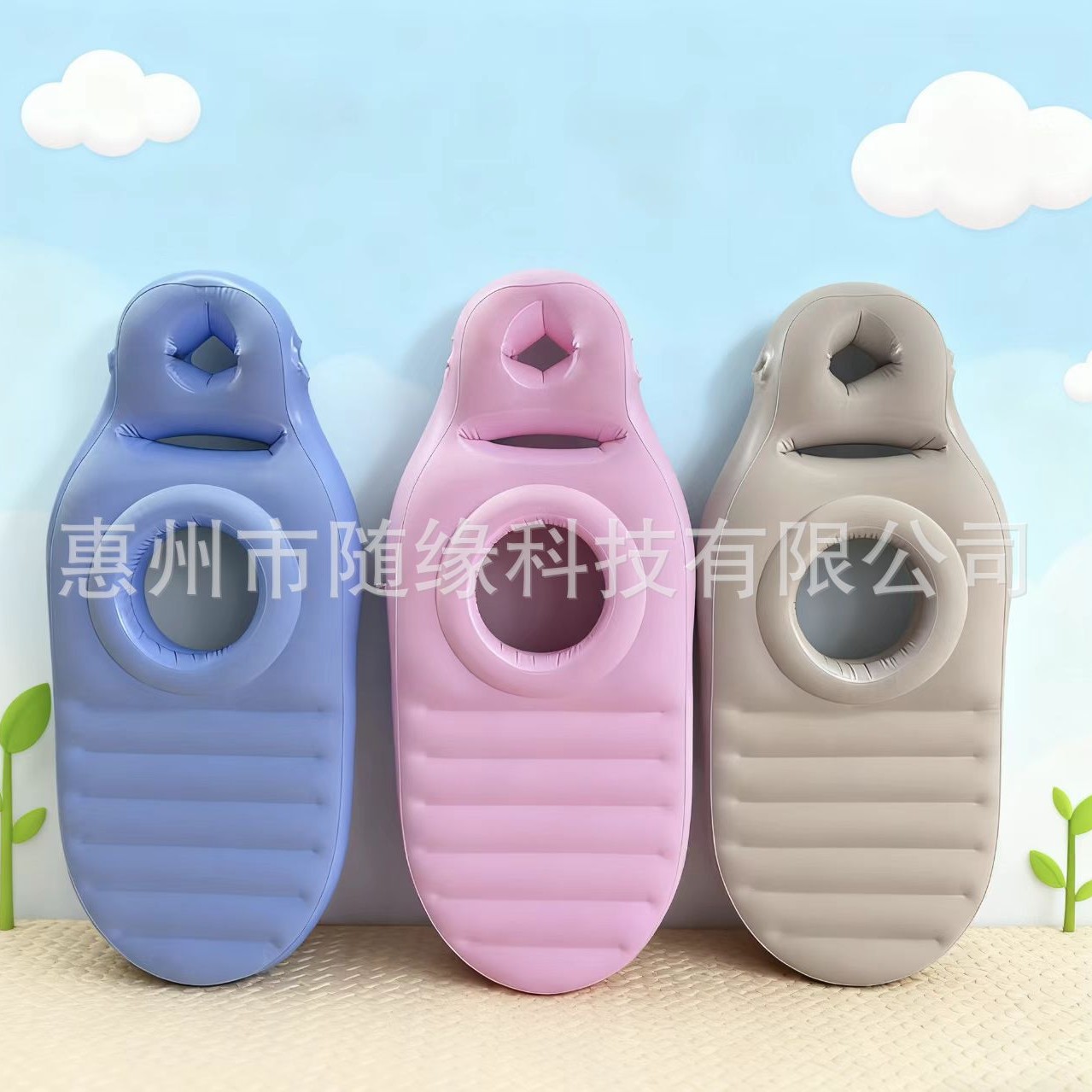 Экологически чистый надувной матрас из ПВХ для беременных