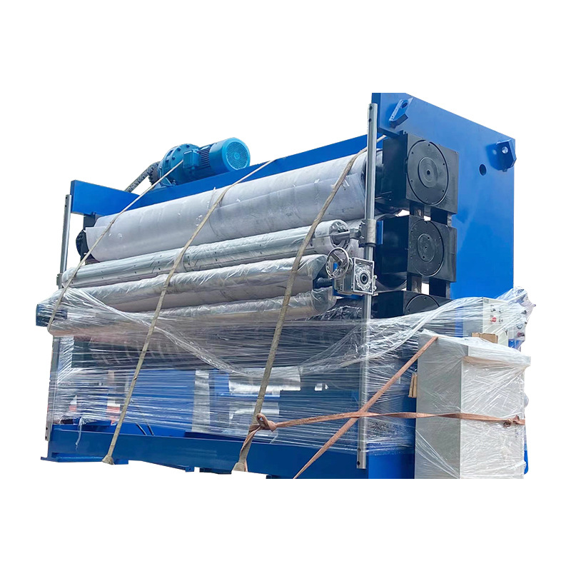 Automatic Calendering Machine for Non-Woven Textile Fabrics, Upper and Lower Pressure Three-Roller Ironing and Embossing Fabric Calendering Machine