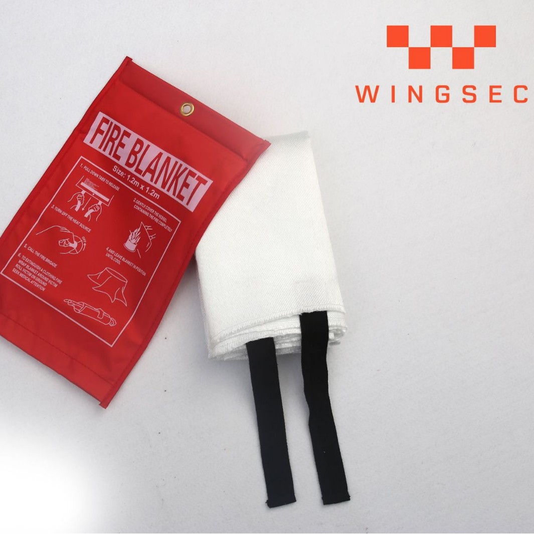 Fire Blanket Kitchen Flame-Retardant Fiberglass Fire Blanket High Temperature Resistant Outdoor Xf1205-2014 Certified Fireproof