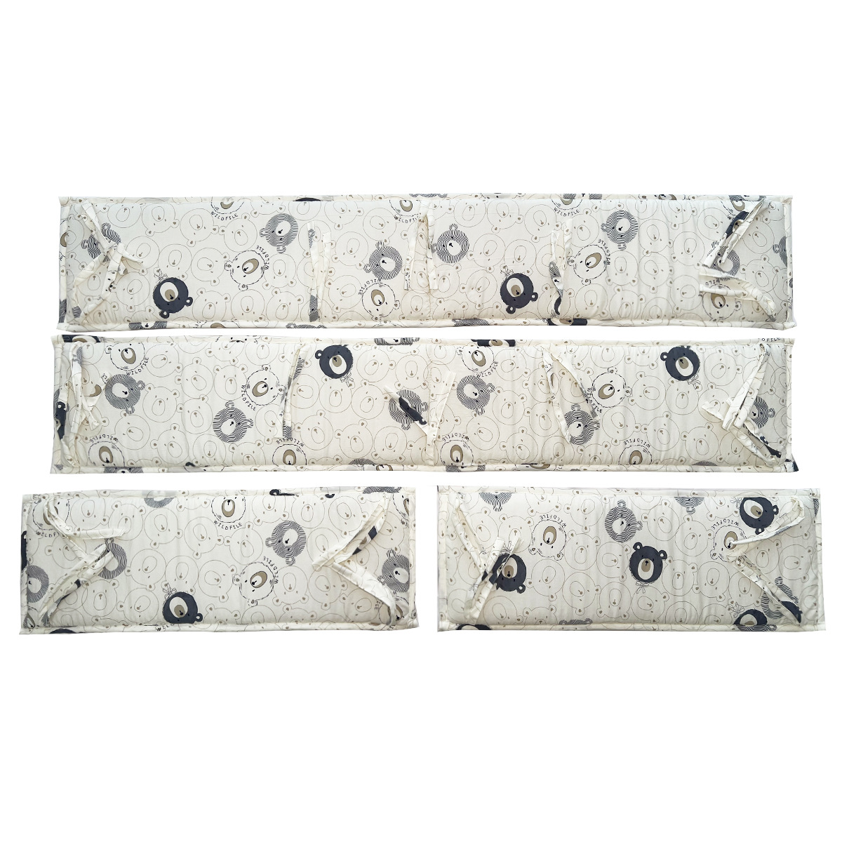 Cross-border Crib Soft Bag Baby Bed Fence Amazon Anti-collision Blast Cloth Children's Splicing Bed Enclosure Thick