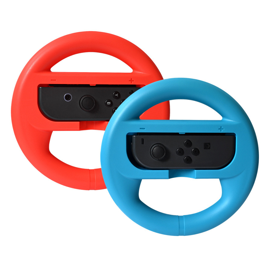 For Nintendo switch oled gamepad steering wheel grip joy-con Mario steering wheel