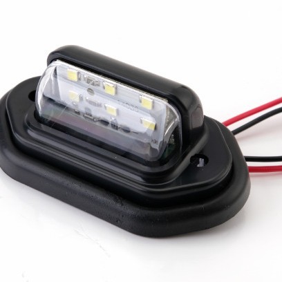 LED license plate light, ground light, signal light, car license plate, universal light, wide pressure light, in stock 12V/24V