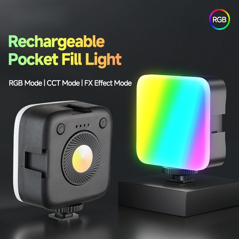 Rgb мобильный телефонный свет портативный мини карманный свет для уличной фотографии, видео, свет для живой трансляции