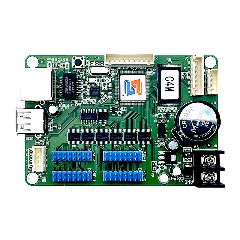 Lingxin LS-C4M Indoor Rolling FUll Color led Display AsynChronoUs Control Card U Disk Network Port Motherboard SeCondary DevelopMent