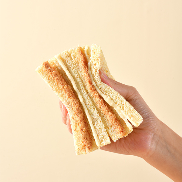 Shark Fett Snack Casual Toast Meat Floss Flavor 60 g/Box Snack Substitute Food Whole Wheat Sandwich Bread