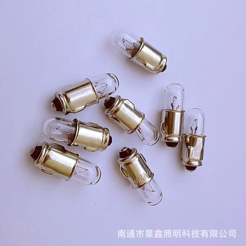 Ba9S Instrument Light T8.5 T6.5 Aircraft Bubble Micro Signal Light 6V12V24V Ship Center Console Indicator Light