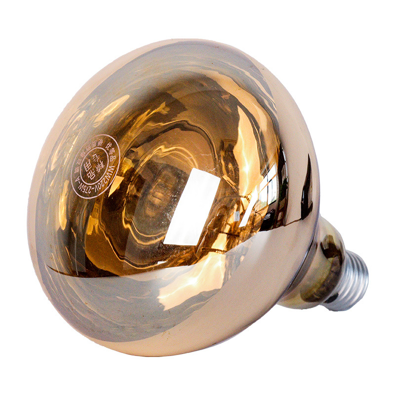 Gold 165mm Old-Fashioned Bathroom Bathroom Bulb Waterproof and Explosion-Proof Universal 275 Watts Heating Lamp Dropshipping