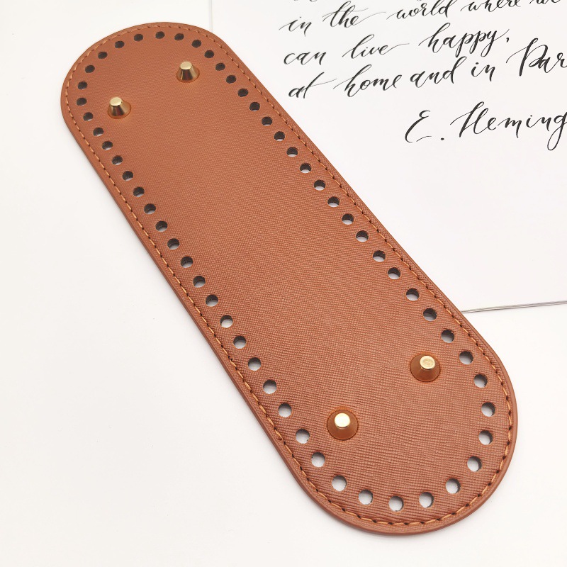 Luggage Hardware DIY Hyuna Woven Bag Base 26*8cm Bag Bottom Handmade Bag Leather Base Plate Spot Wholesale