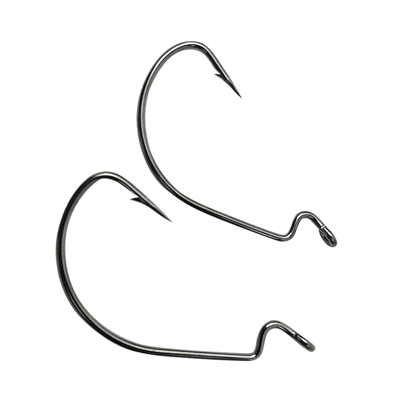 High Carbon Steel Crank Hook, Wide Belly Thin Strip Hook, Luya Fish Hook, Fishing Soft Bait, Soft Worm Fake Bait Hook, Sea Fishing Hook Manufacturer