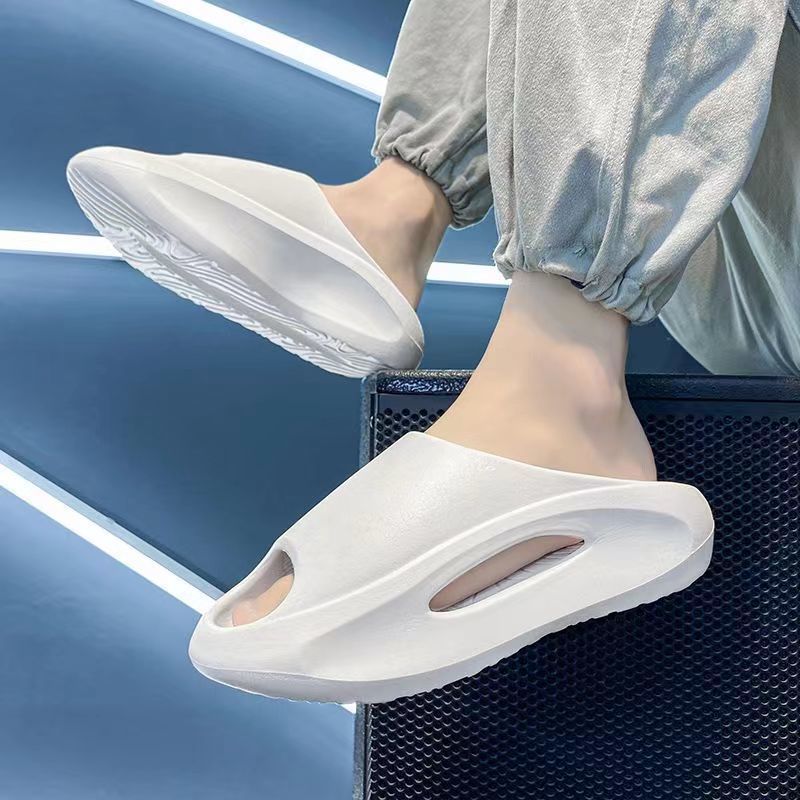 Sports Slippers for Men's Home Summer New Outer Wear Thick-Soled Anti-Slip and Anti-Odor Outdoor Sandals for Men