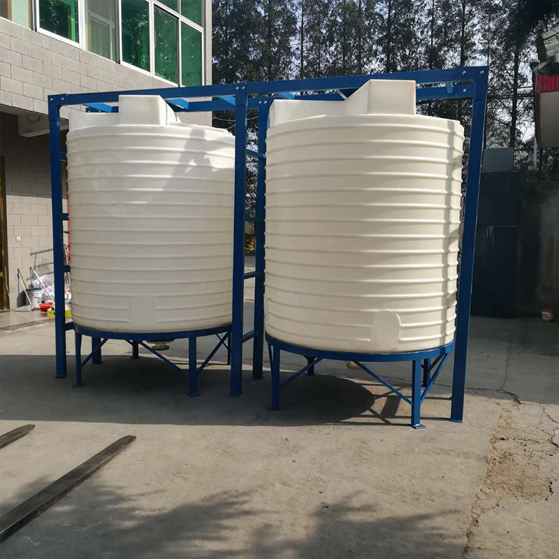 Directly Supplied 500-Liter Mixing Barrel with Cone Bottom Pe Plastic Water and Fertilizer Integrated Soluble Barrel Can Be Filled with Reducer Metering Pump