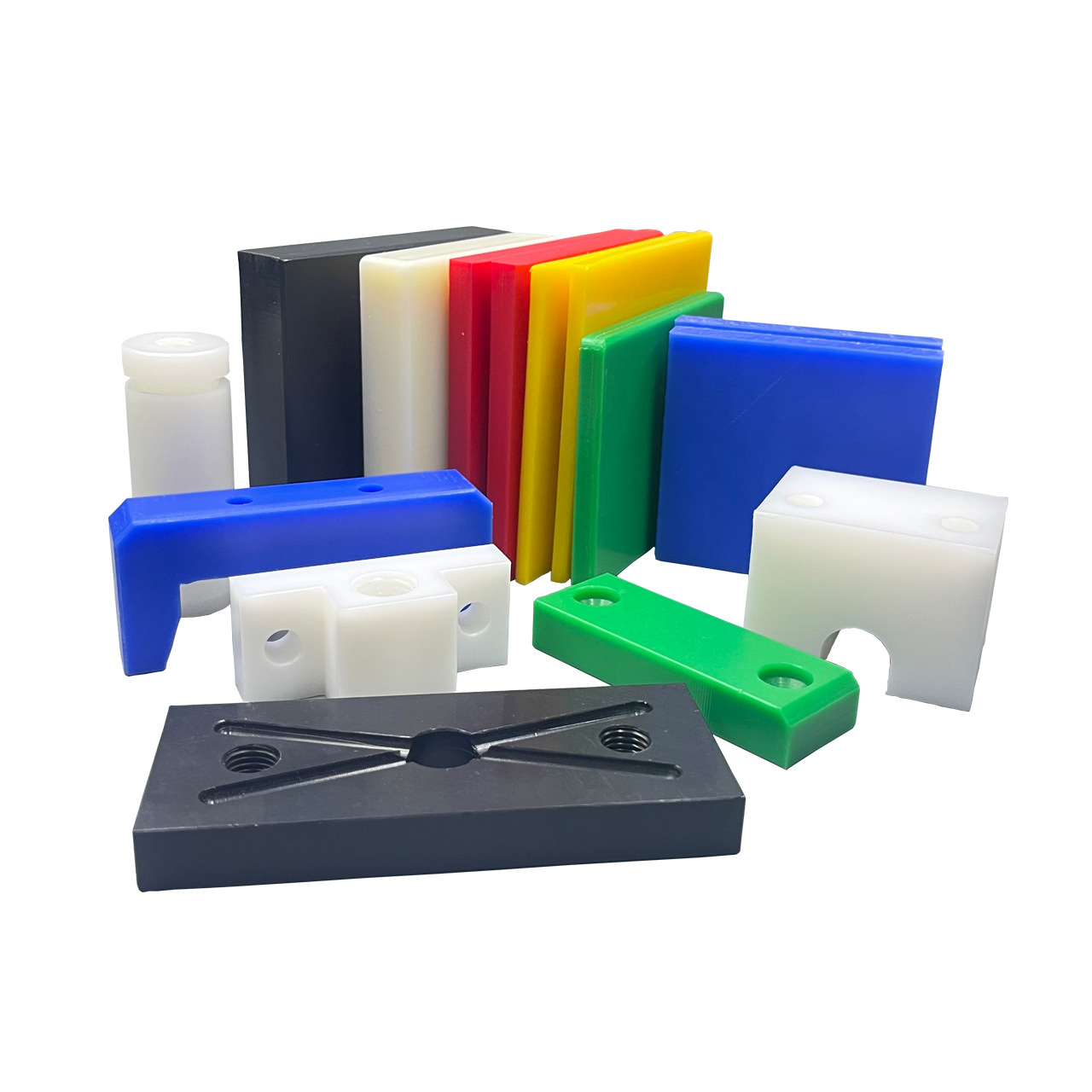 Customized Polyethylene Processing Parts Wear-Resistant Slider Ultra-High Molecular Weight Polyethylene Pad Upe Processing Parts Special-Shaped Parts