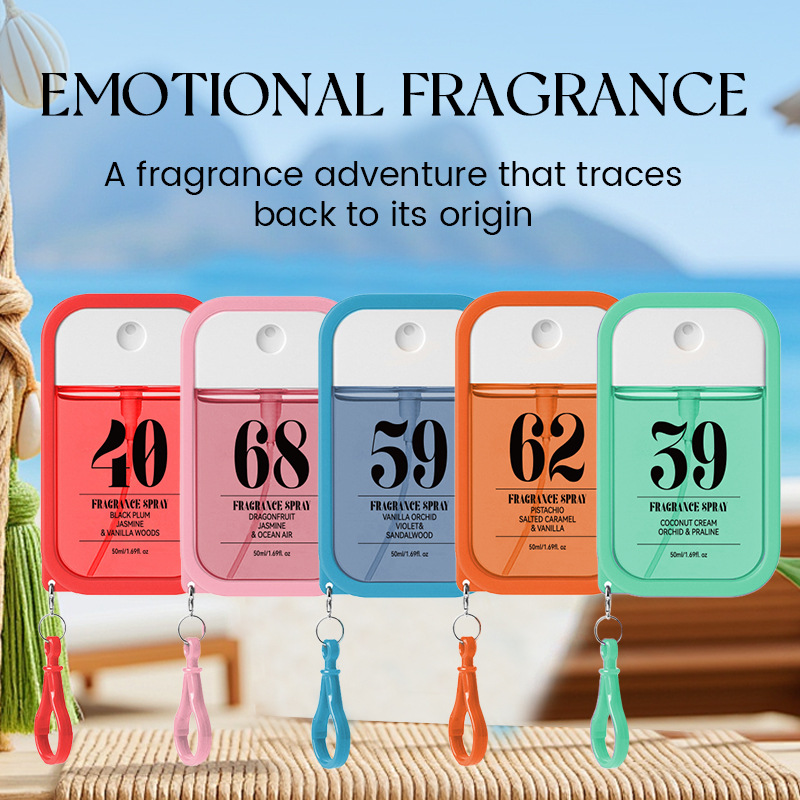 Cross-Border Popular Beach Digital Non-Alcoholic Perfume Body and Hair Fragrance Spray Brazil Li European and American Xiyin Tk