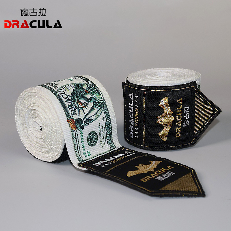Dracula Boxing Bandages for Men and Women 5m Adult Sanda Hand Straps Fighting Hand Straps Muay Thai Protective Gear Micro-Elastic