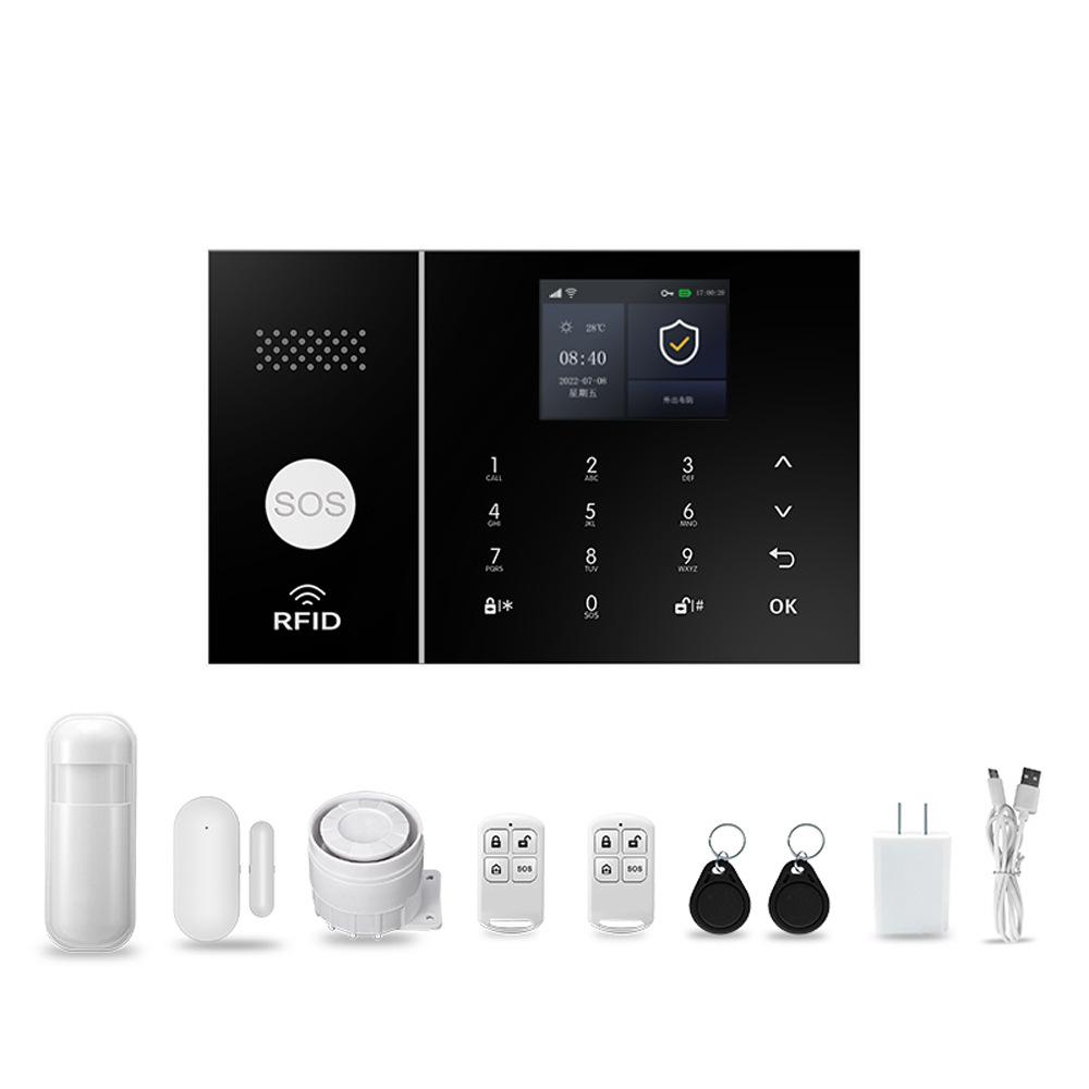Smart Graffiti 4g Anti-Theft Alarm System Wifigsm Home Security Wireless Infrared Door and Window Sensor