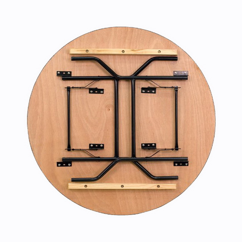 Foreign Trade Export Wooden Foldableing Round Table Outdoor Banquet Round Foldableing Table Foldableable Dining Table Banquet Table