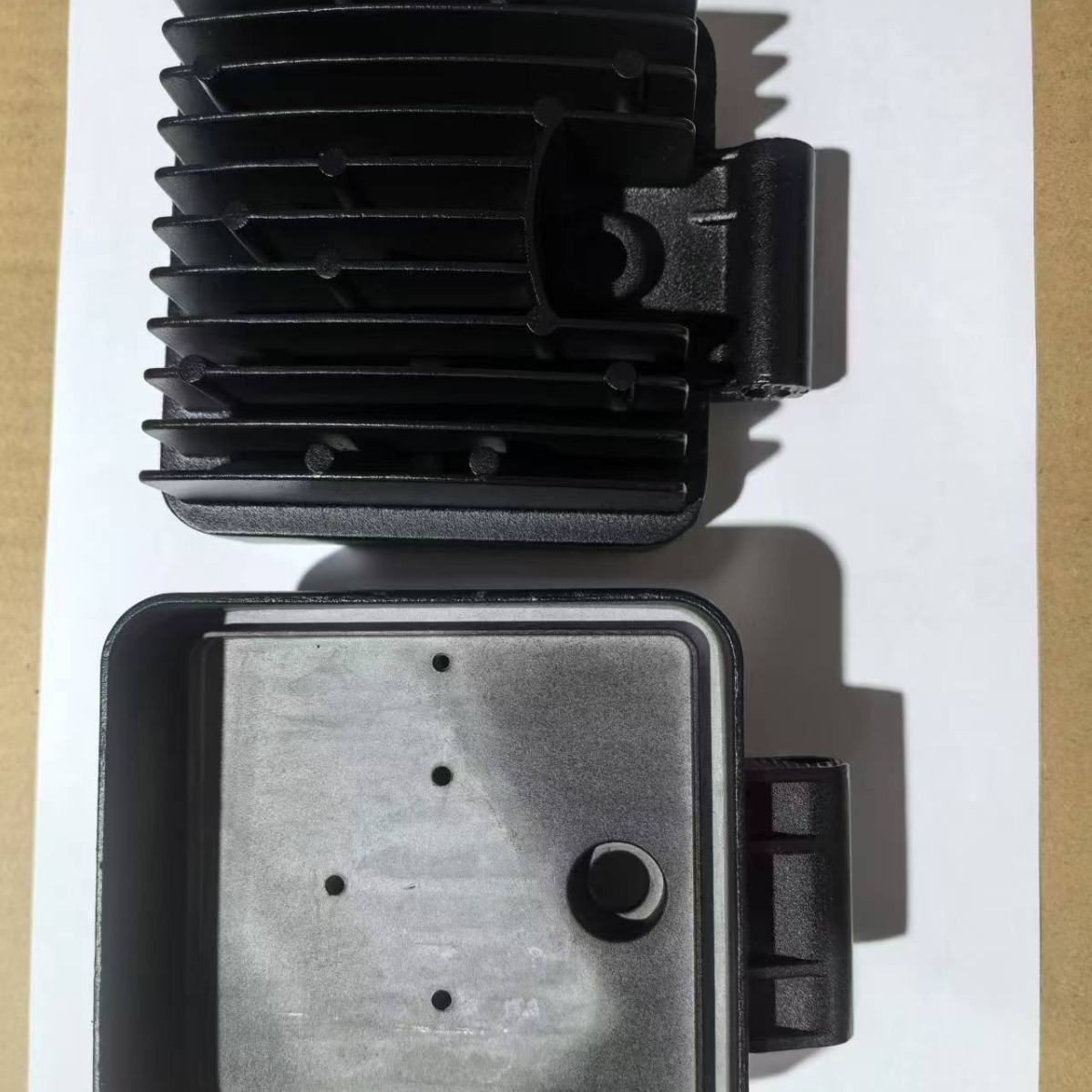 Square shell shell mold manufacturing production lamp radiator aluminum alloy die-casting drawings and samples manufacturers customized