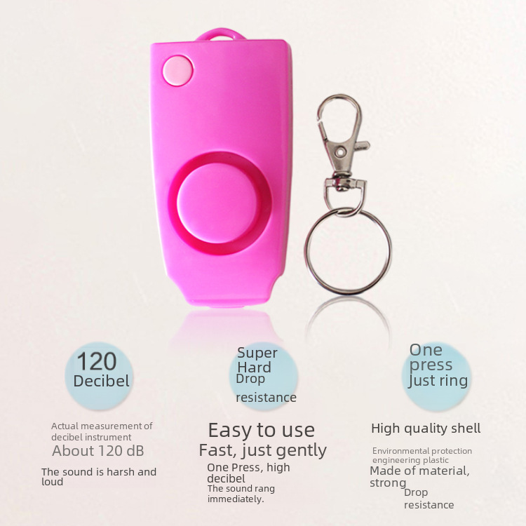 Alarm Women's Anti-lost Device Personal Anti-body Guard Children's Whistle Key Anti-body Anti-wolf Alarm Portable