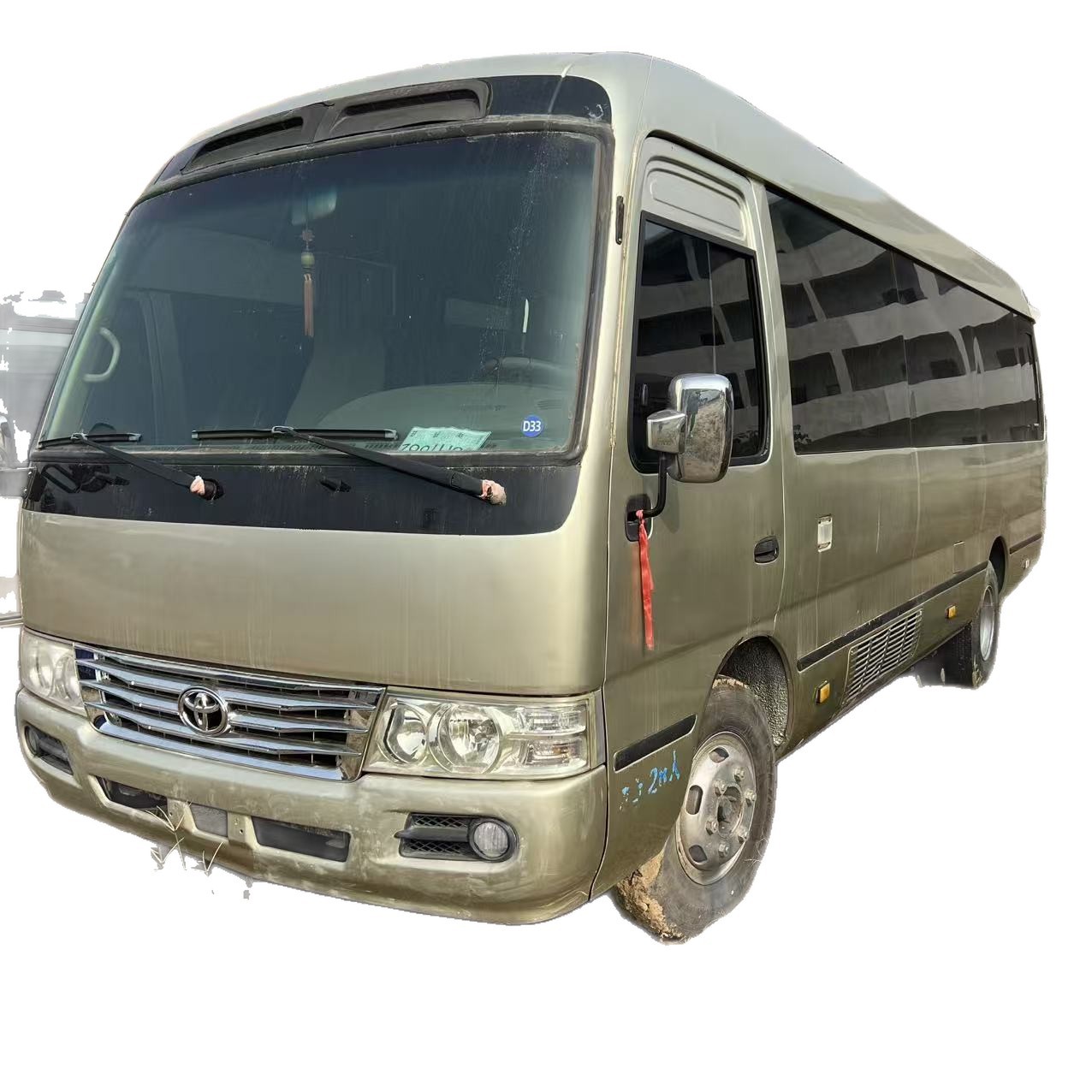 Cross-Border Boutique Second-Hand Toyota Hiace Minibus Coaster Business Reception Vehicle 19-Seat 23-Seat Minibus Passenger Vehicle