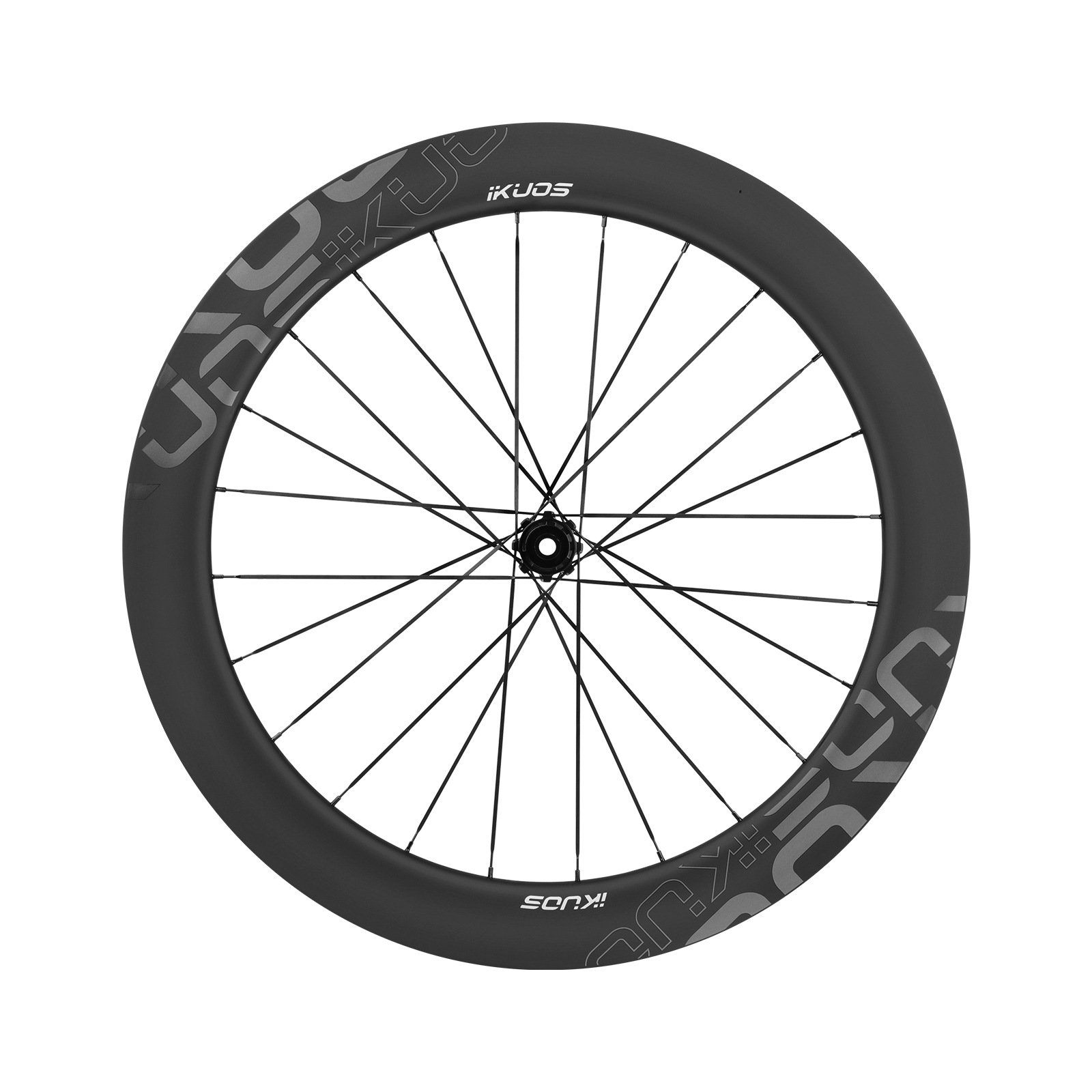 Ikuos High Frame Carbon Fiber Road Bicycle Wheel Set 50/65mm Barrel Axle Disc Brake 36t Ratchet Carbon Knife Hub