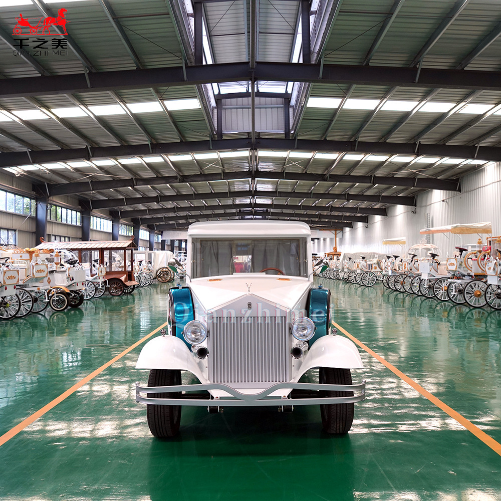 Qianzhimei Retro Classic Car Hearse Funeral Car Funeral Industry Coffin Car