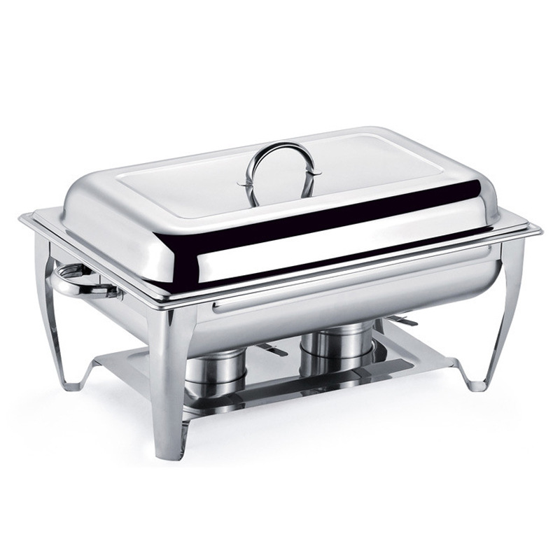 Thickened Stainless Steel Buffet Stove, Golden Buffet Stove, Hotel Food Heating and Insulation Stove, Commercial Thickened Insulation Stove