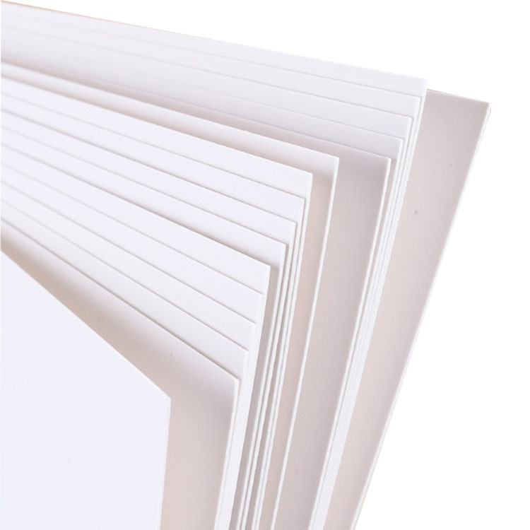 Manufacturers supply uncoated white card hand-made painting white cardboard 0.1-0.5mmA3 thick large wrapping paper