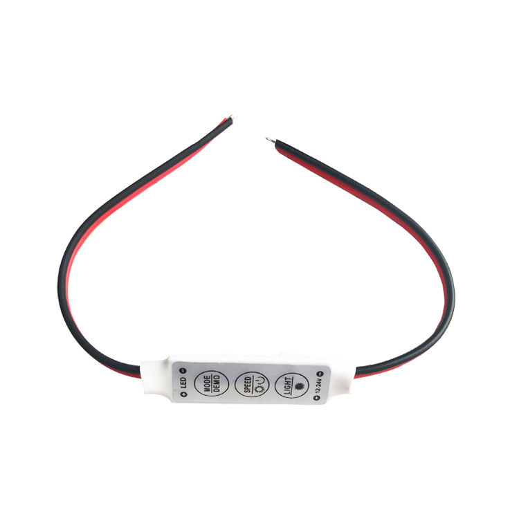 Manufacturer Shuanghongyuan Mini Three-Button Monochrome Controller Mini Smart Flash Button Led Light Strip Controller