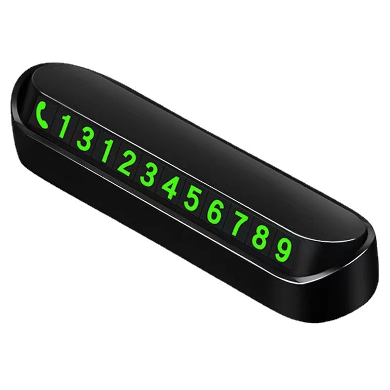 Temporary Parking Plate Car Magnetic Mobile Phone Number Plate Car Supplies Reversible Parking Mobile Phone Number Plate