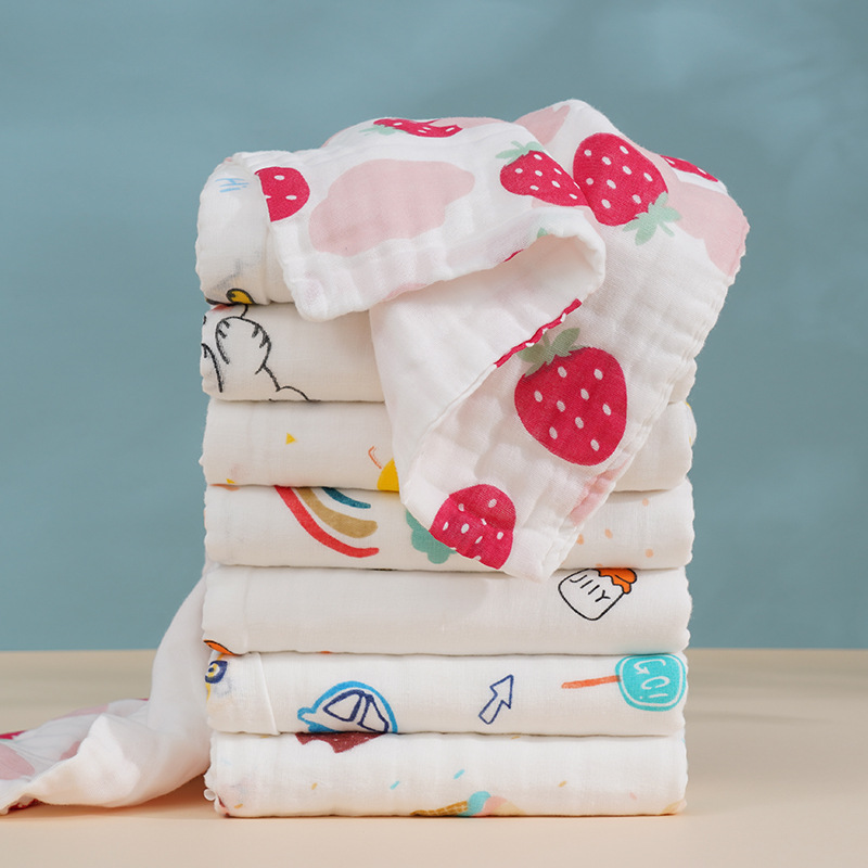 Cotton gauze towel cotton factory wholesale adult face towel adult soft absorbent lint-free bath towel