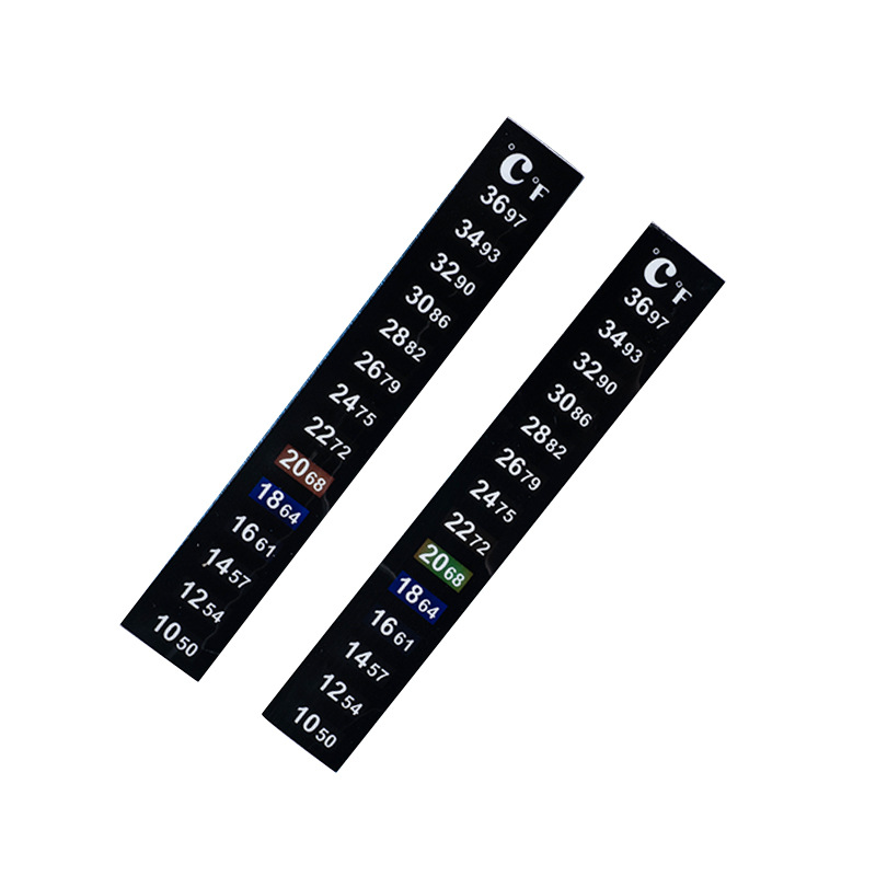 Aquarium thermometer 10-36 ℃ liquid crystal temperature measurement patch reptile box digital temperature fish tank thermometer