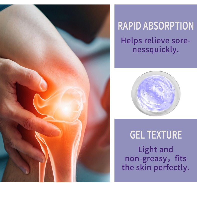 Cross-Border Hot-Selling Soothing Massage Gel Body Massage Gel Daily Care Joints Knees Elbows