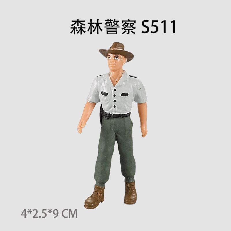 Simulation character model toy farmer farmer farmer woman keeper diver pasture worker forest police doll