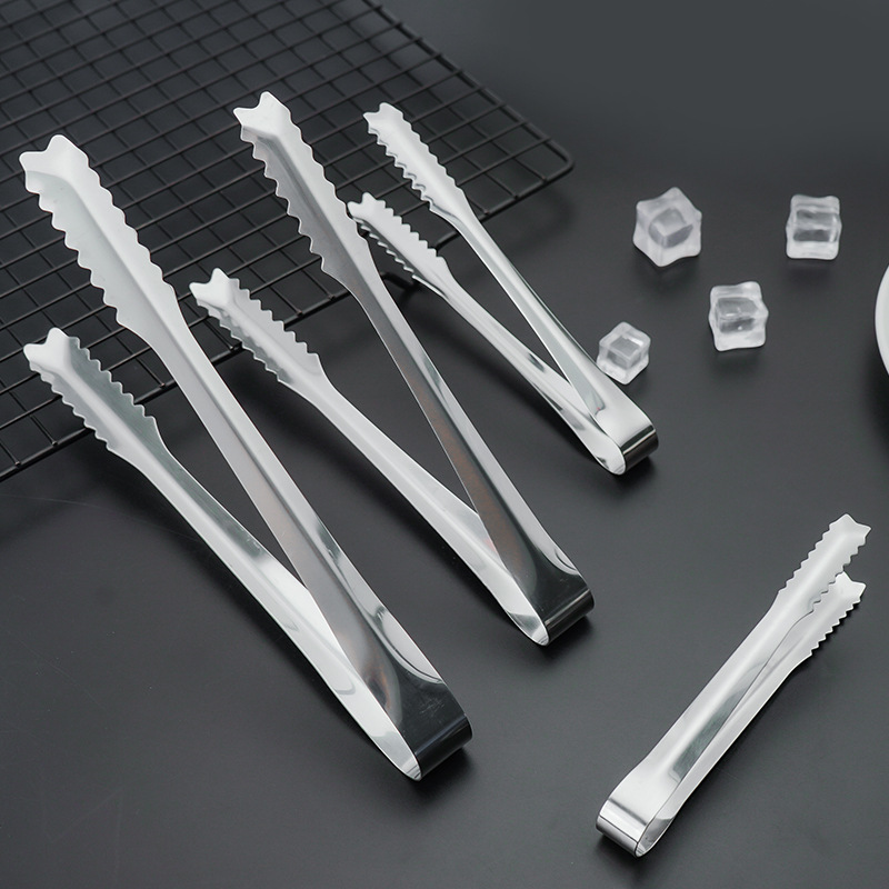 Прямые продажи завода, зажим для льда из нержавеющей стали, нескользящий, зажим для кубиков льда, зажим для угля