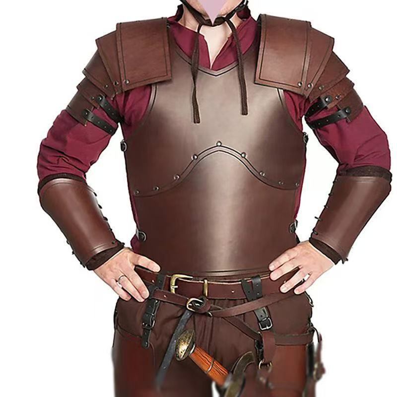 2025 New Medieval Steampunk Leather Rivet Gladiator Breastplate Wish Ebay Supply