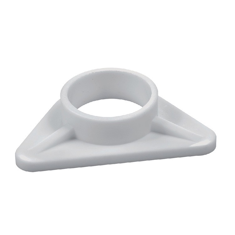 Faucet Accessories Plastic Triangle Plate Shower Triangle Bracket Plastic Reinforced Base Stainless Steel White Triangle