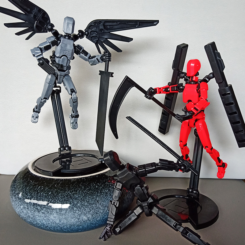 Cross-border explosions multi-joint movable figure lucky 13-joint birthday doll ornaments trendy 3d toy