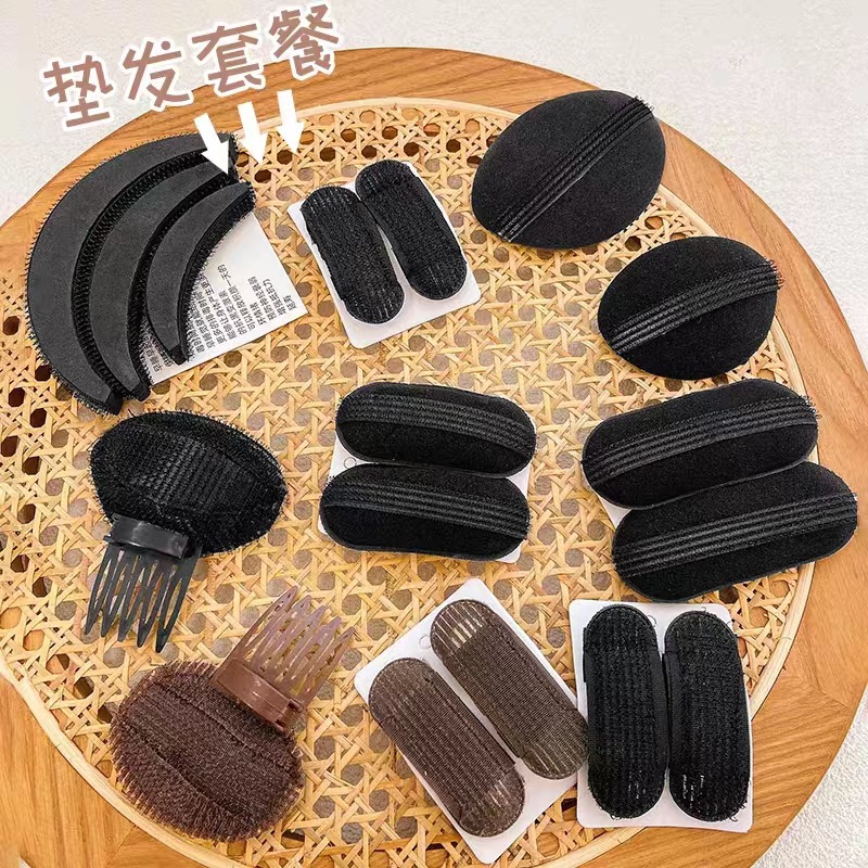 Корейская версия невидимого высококронного пушистого артефакта, подушечка для волос, увеличивающая объем, клипсы для челки, оптовая продажа для детей