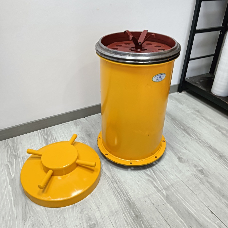 Kbq100 Explosion-Proof Tank for Civil Explosives, Explosion-Proof Container with Complete Specifications and Thickeneded Steel Explosion-Proof Container