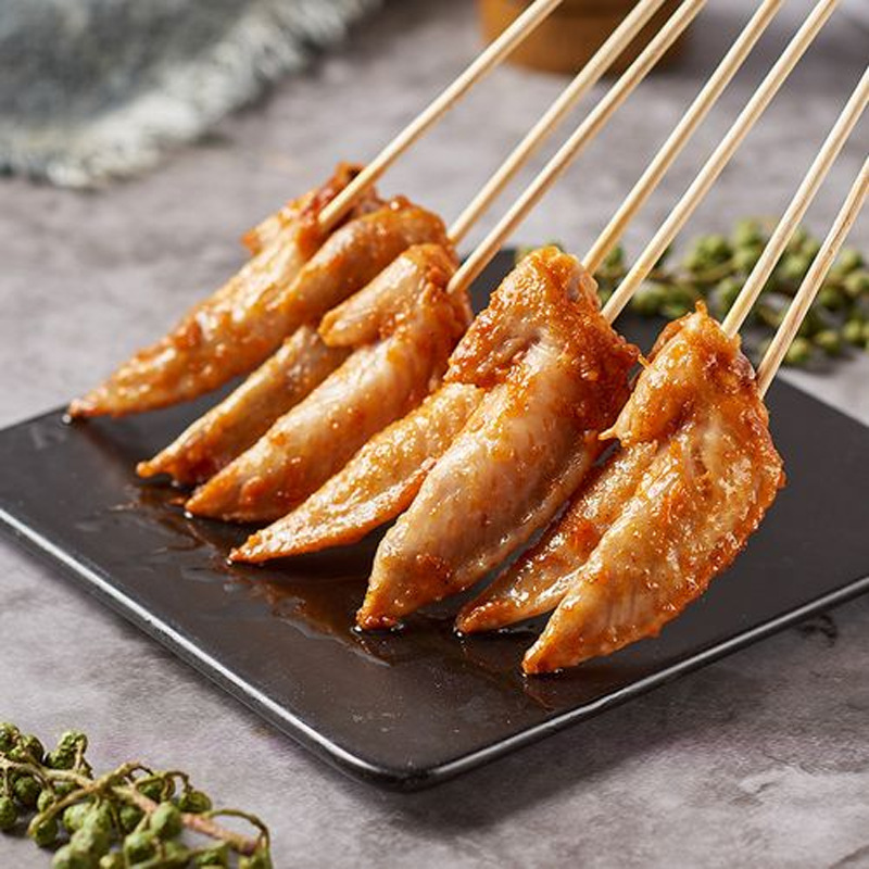 Xinhuosheng Vine Pepper Wing Tips, Whole Box of 10 Bags, 75 Fried Chicken Wing Tips Per Bag