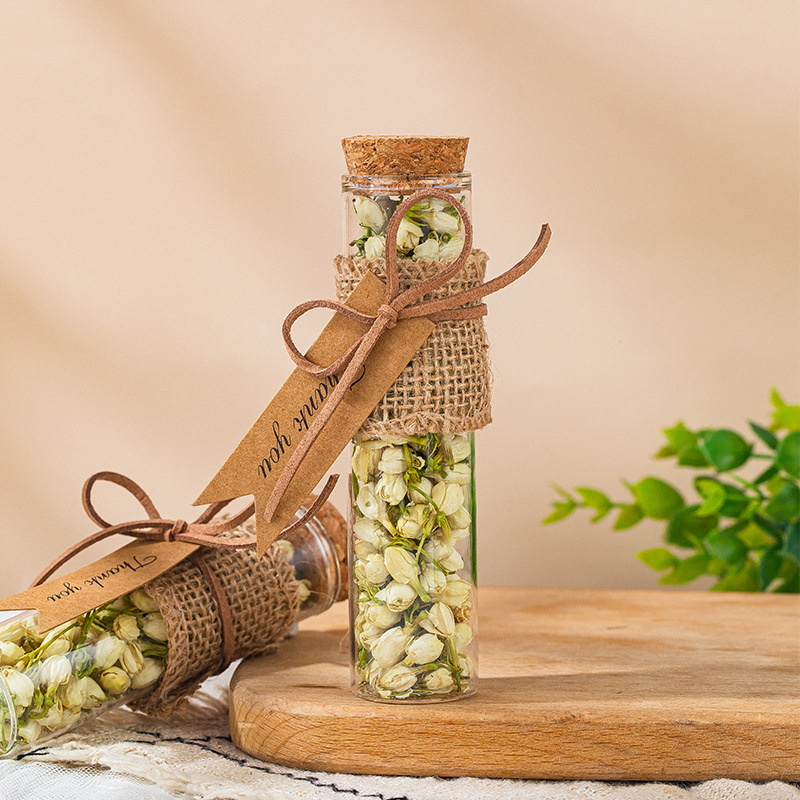 Rose Jasmine Tea Test Tube Wedding Souvenir with Practical and Creative Groomsmen Bridesmaid Return Gift Wholesale