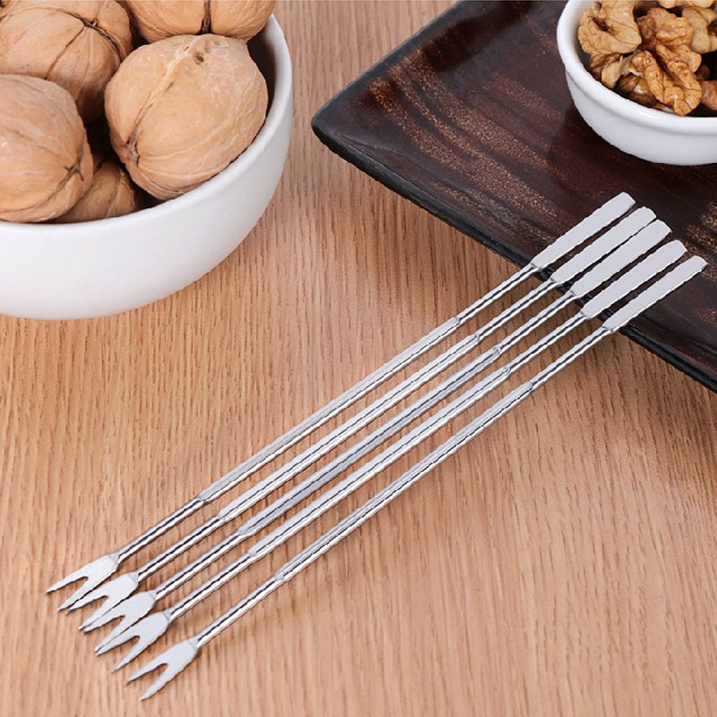 Crab eating tools multi-purpose needle seafood needle picking needle cleaning needle fruit fork household stainless steel walnut needle crab needle