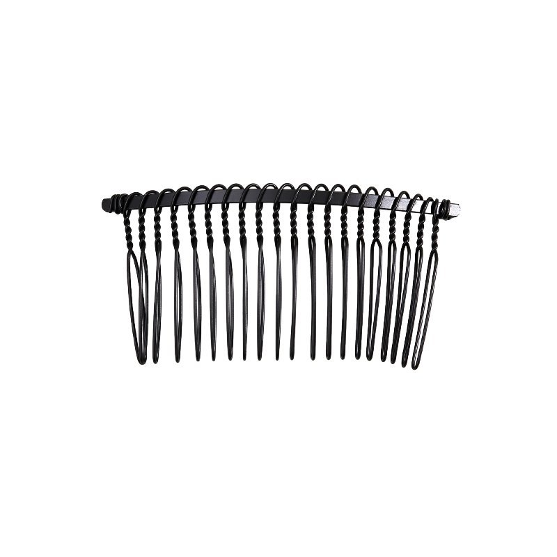 Guangdong twist comb broken hair finishing headdress accessories diy accessories bridal styling hair comb accessories manufacturers