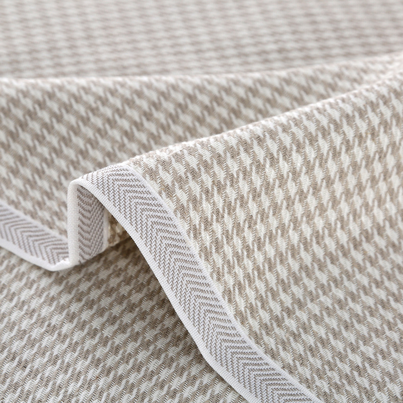 Linen Mat Class a Maternal and Infant Grade Linen Mat Three-Piece Set Foldable Machine Washable Kidsren's Cotton and Linen Summer Mat