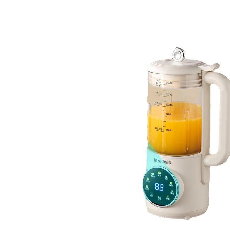 Household Automatic Quiet Soy Milk Maker with Timer, No-Filter Multifunctional Blender, Cross-Border Us Standard