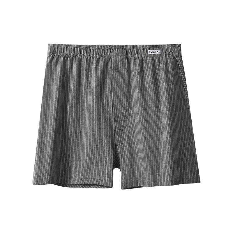 Men's Underwear, Pure Cotton, 100% Cotton, Boxer Briefs, Elastic Cotton, Casual, Can Be Worn Outside