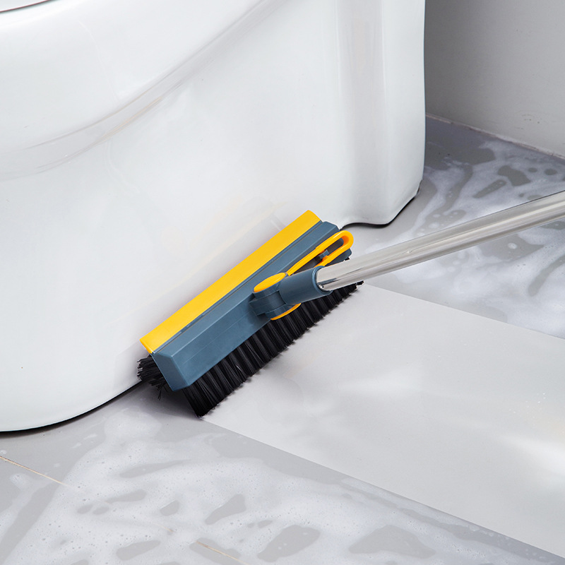 Floor brush bathroom toilet gap brush floor tile no dead angle bristle household tool artifact water scraper carpet brush