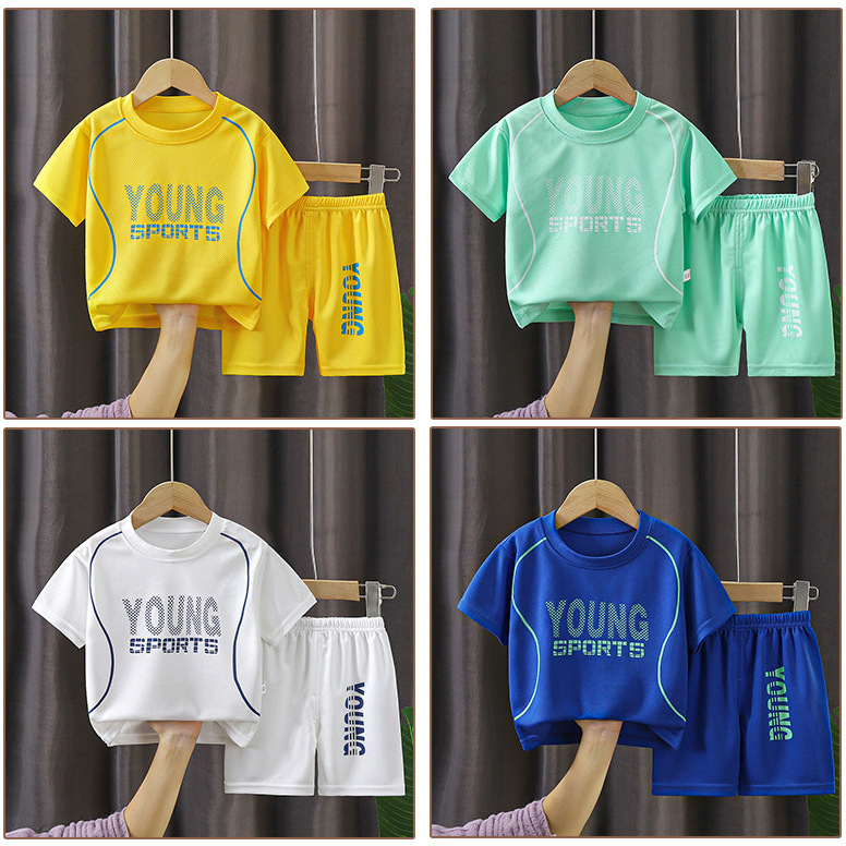 Children's Basketball Suit Sports suit Girls Quick Dry Boys 2025 New Summer Middle and Big Kids Training Sports Jersey