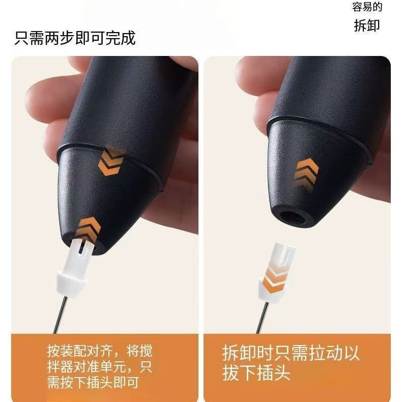 Electric Egg Beater Milk Frother Food Grade Household Small Milk Powder Stirrer Whipped Cream Electric Milk Frother